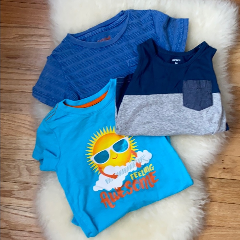 Three boys summer shirts